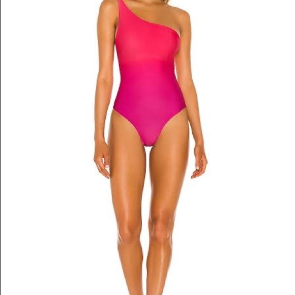 Pink one piece bikini: Boamar for Anthropologie - Picture 2 of 8